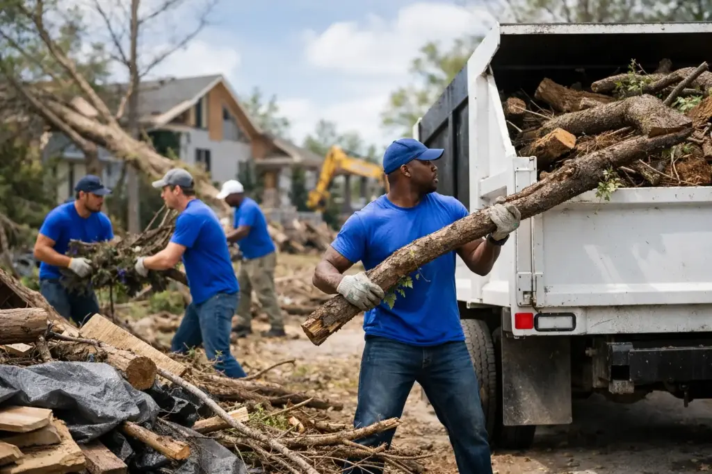 Storm Debris Hauling Help After the Mess