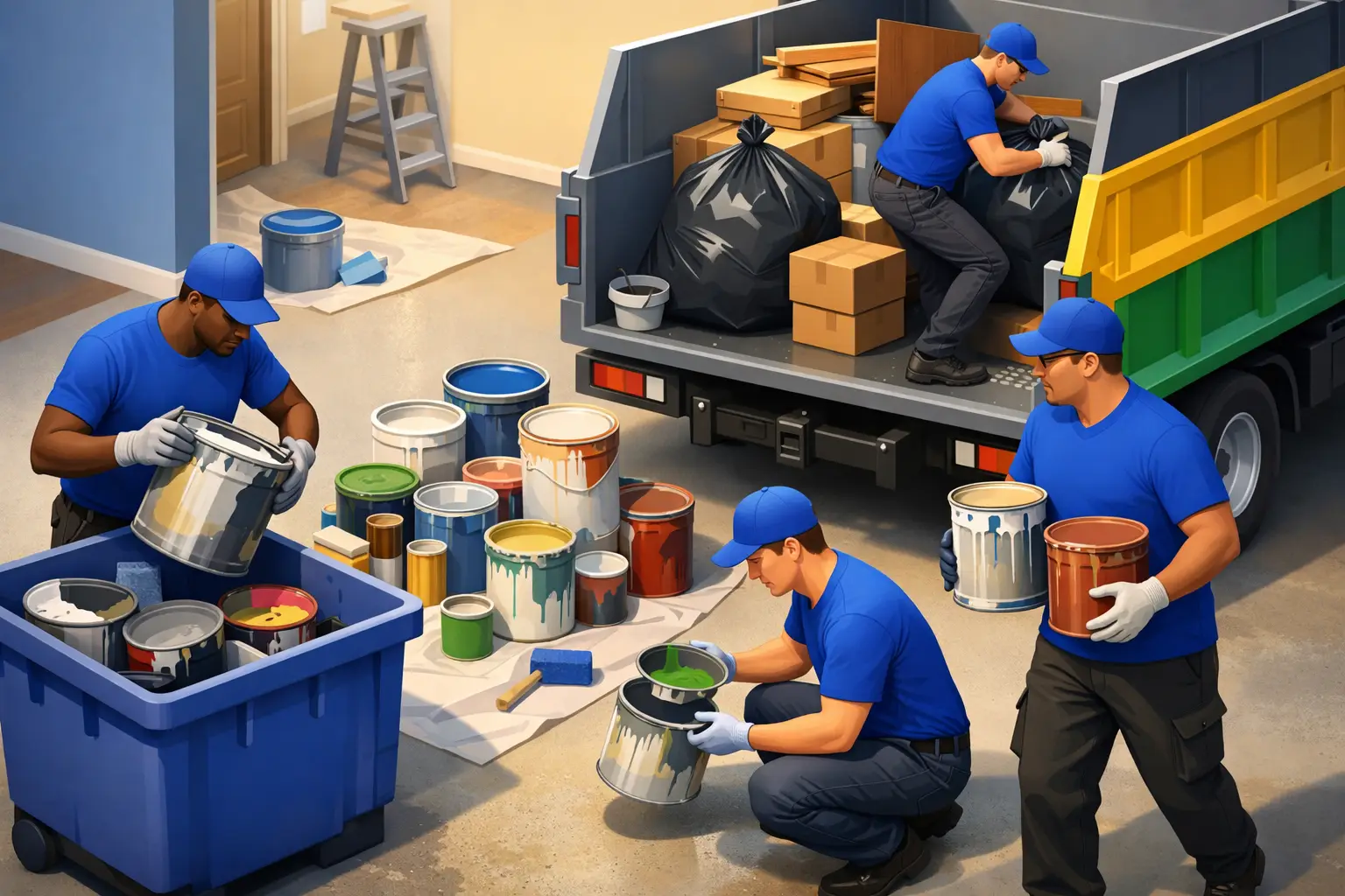 Can Junk Removal Take Paint? Yes - Sometimes