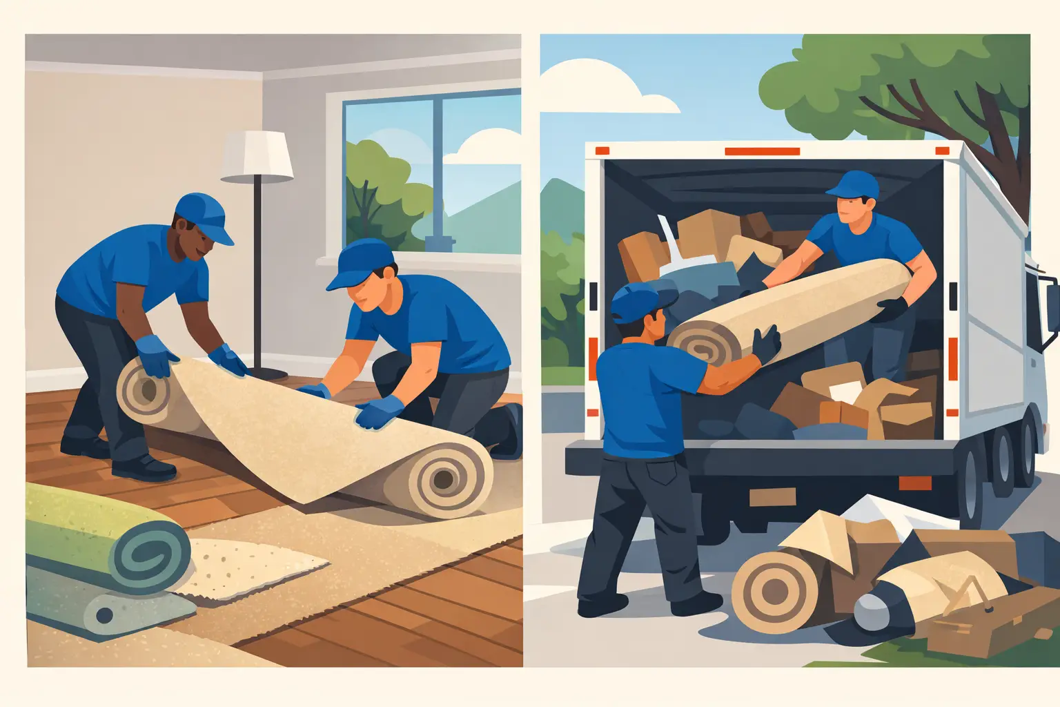 Do Junk Haulers Remove Carpet? Usually, Yes