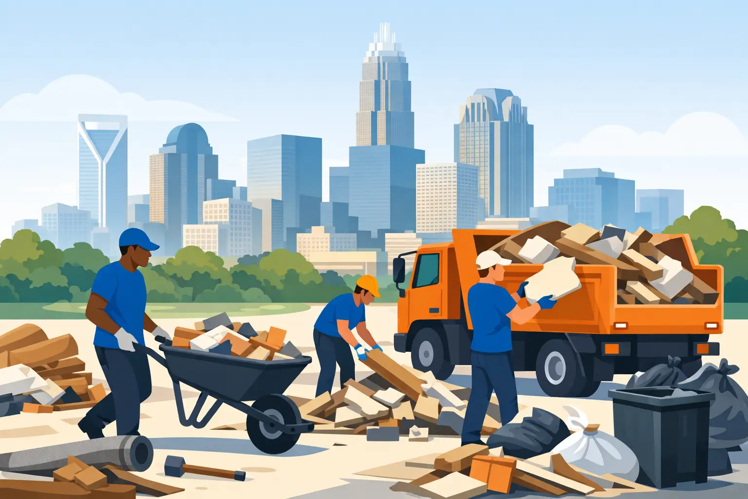 How to Clear Renovation Debris in Charlotte