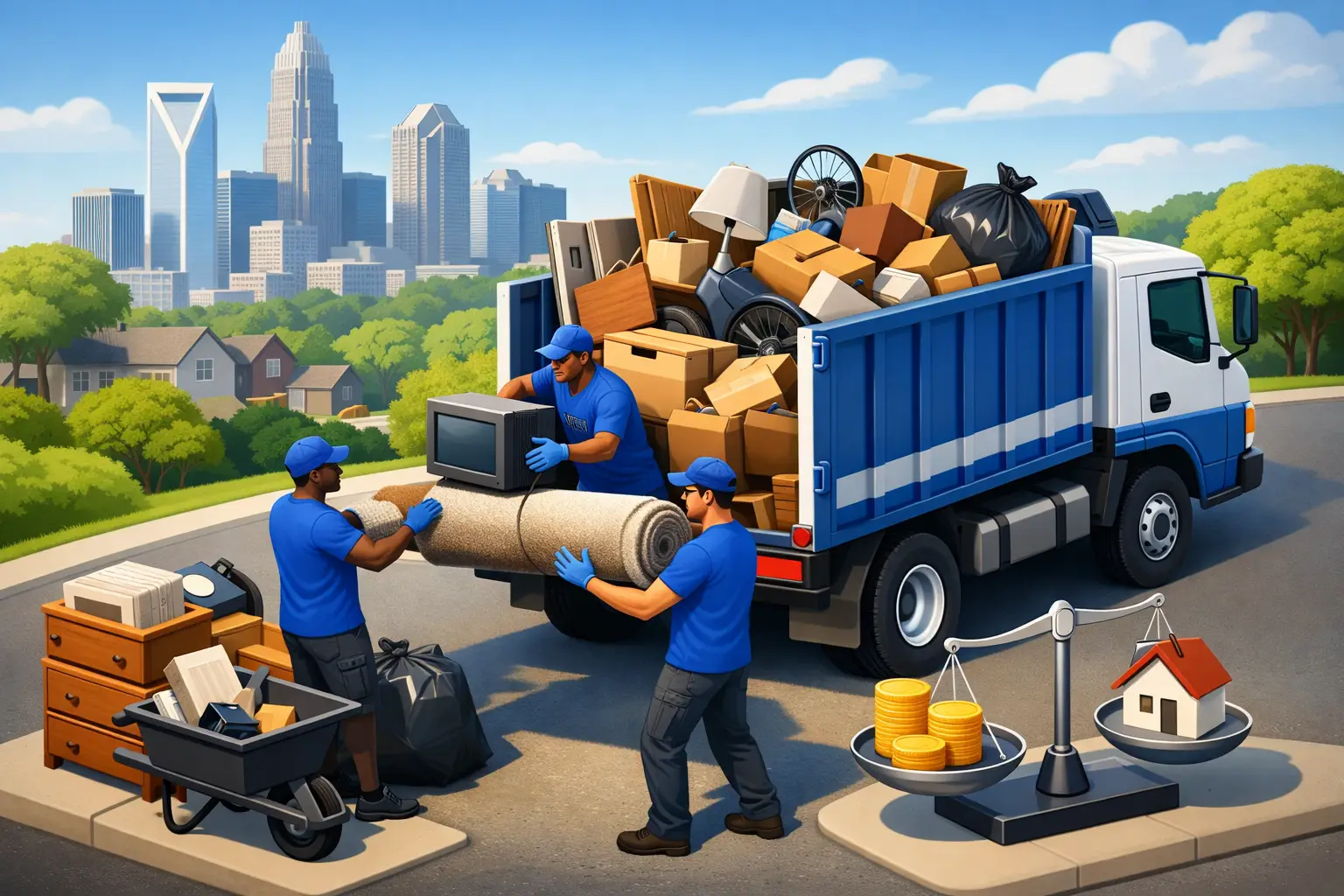 Truckload Junk Removal Pricing in Charlotte