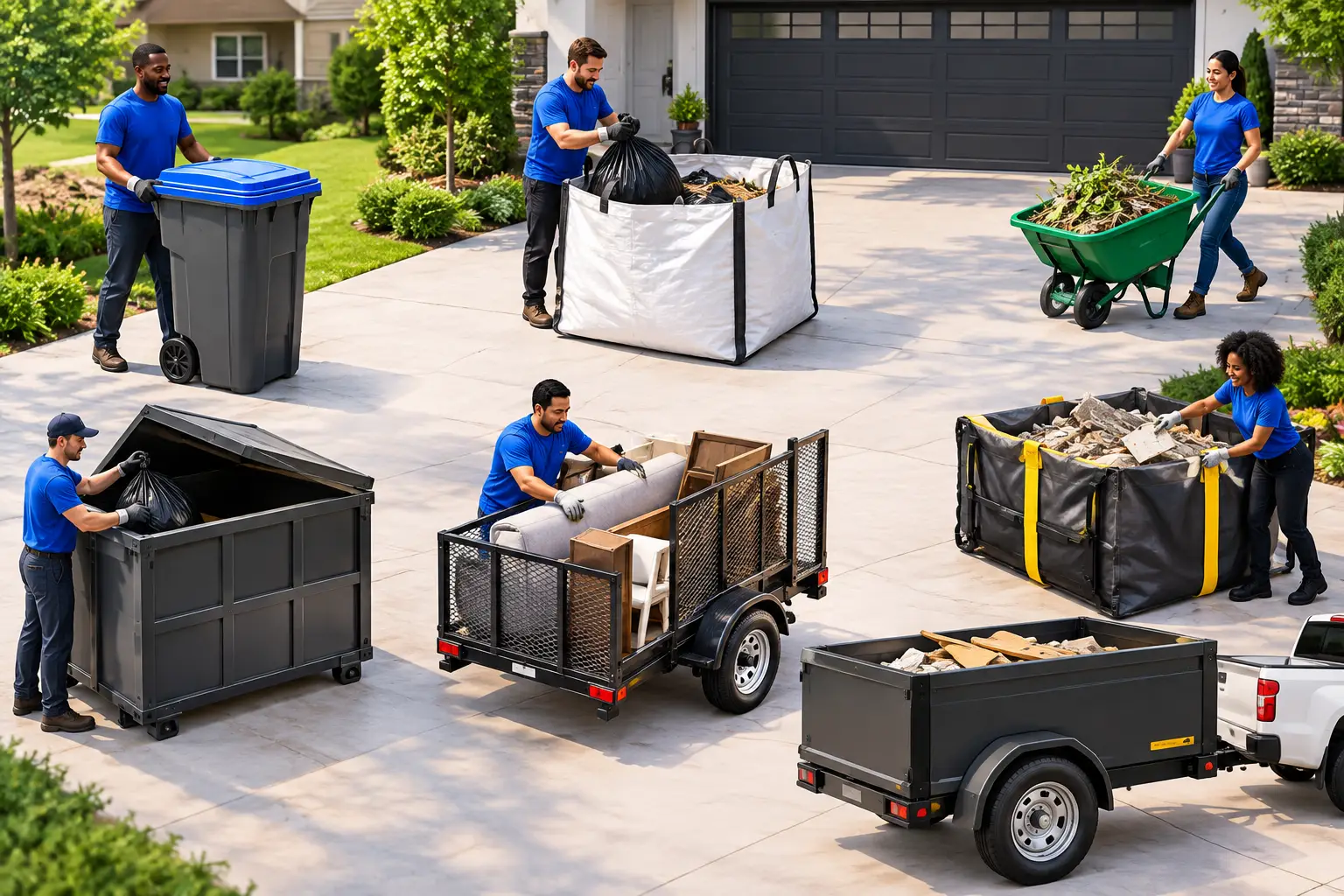 7 Dumpster Alternatives That Save Driveway Space