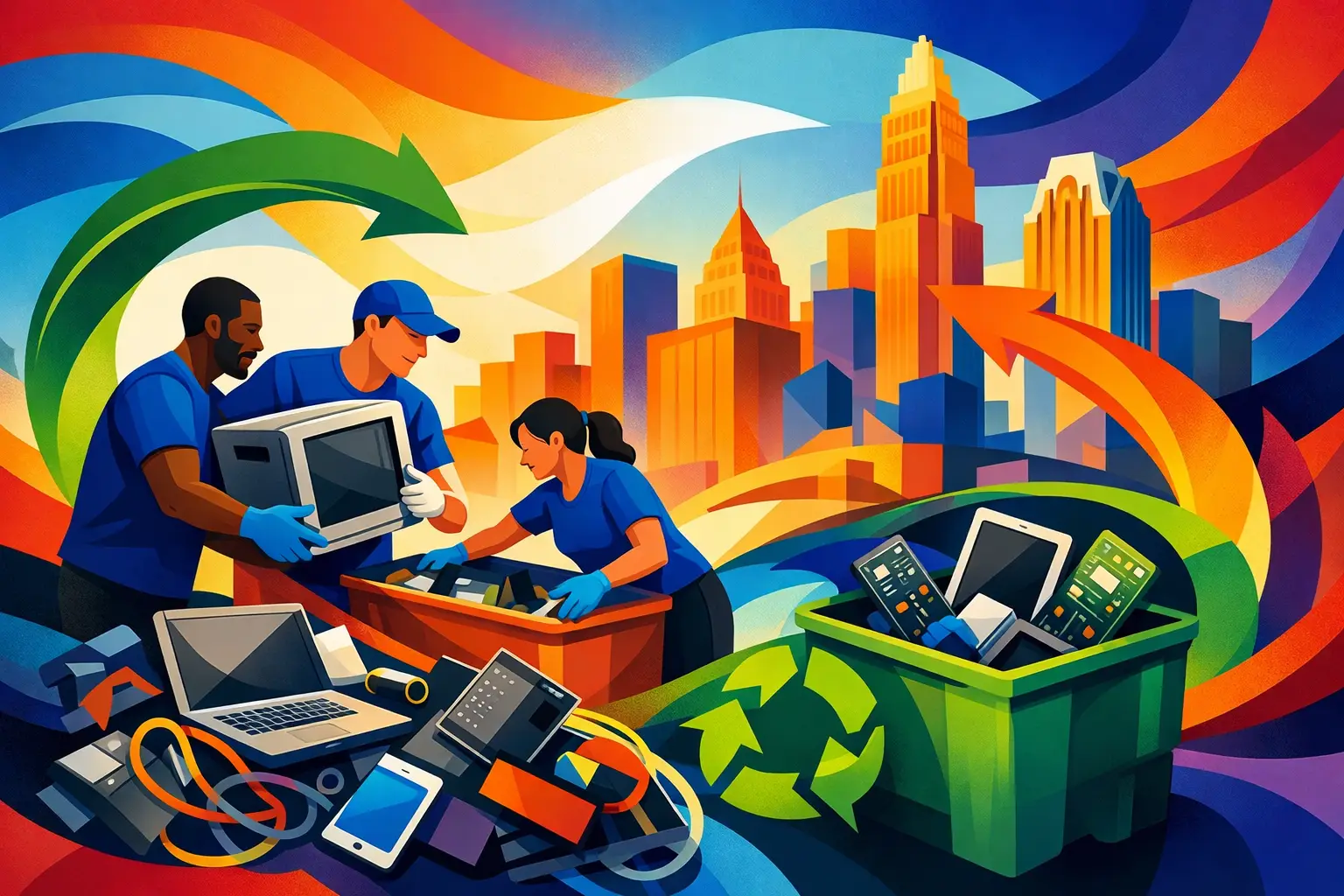 How to Recycle Electronics in Charlotte Safely