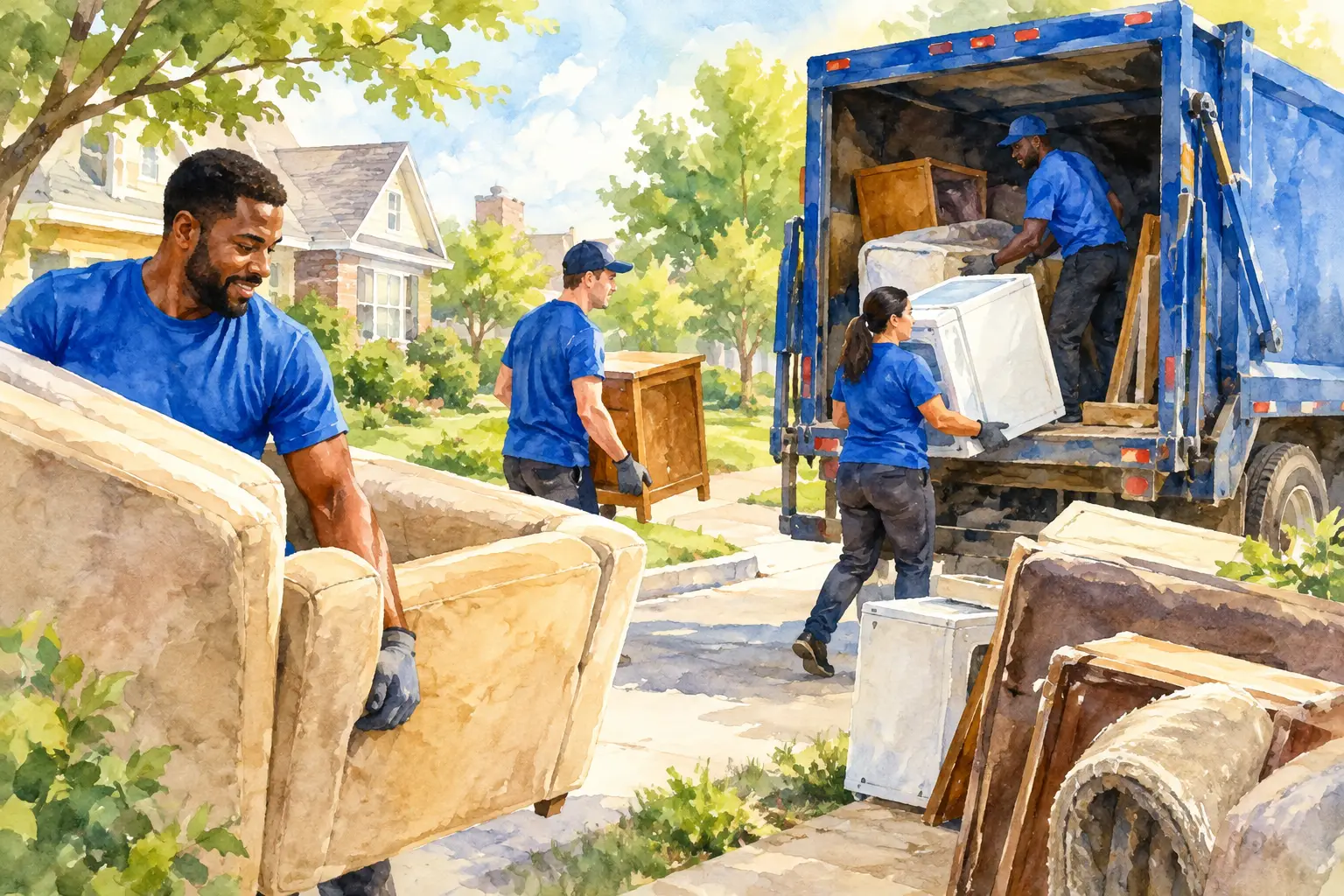 What a Bulk Trash Pickup Service Should Handle